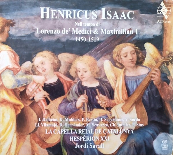 Jordi Savall Henricus Isaac CD