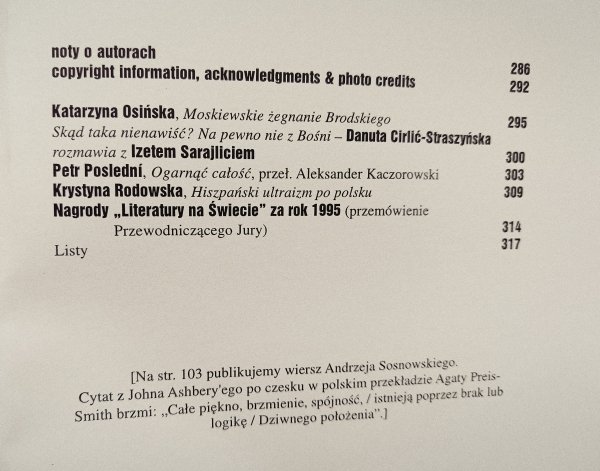 Literatura na świecie 3/1996 (296)