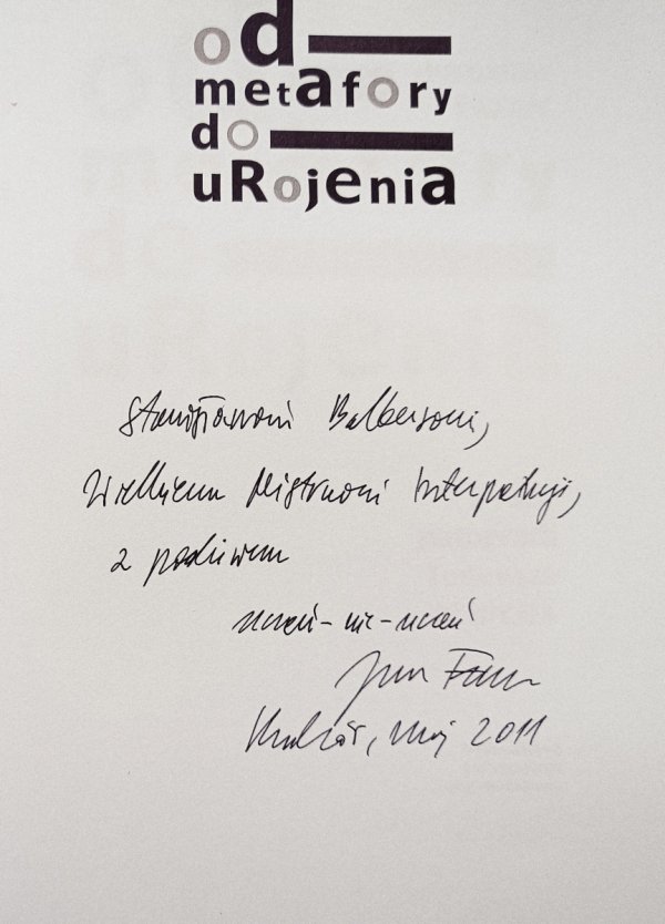 Jarosław Fazan Od metafory do urojenia. Próba patografii Tadeusza Peipera