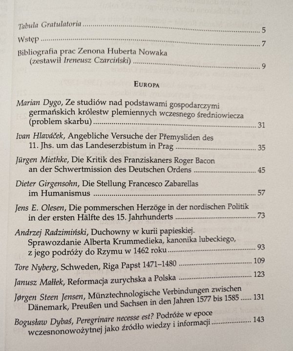 Prusy Polska Europa Studia z dziejów średniowiecza i czasów nowożytnych