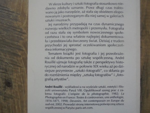 Andre Rouille • Fotografia. Między dokumentem a sztuką współczesną