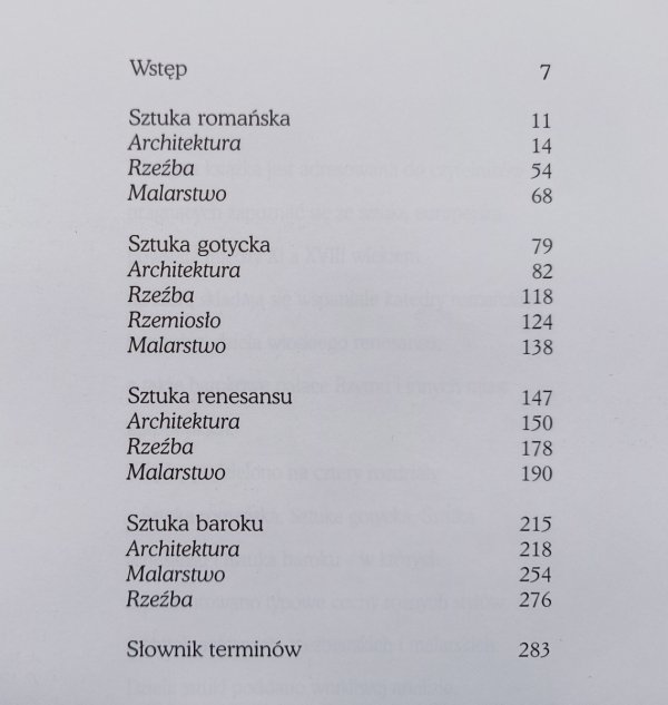 Sztuka: rozpoznawanie stylów. Architektura - rzeźba - malarstwo