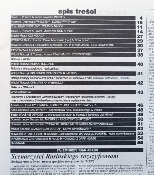 AQQ Magazyn Komiksów 2 (30) 2003