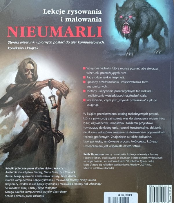 Keith Thompson Lekcje rysowania i malowania. Nieumarli
