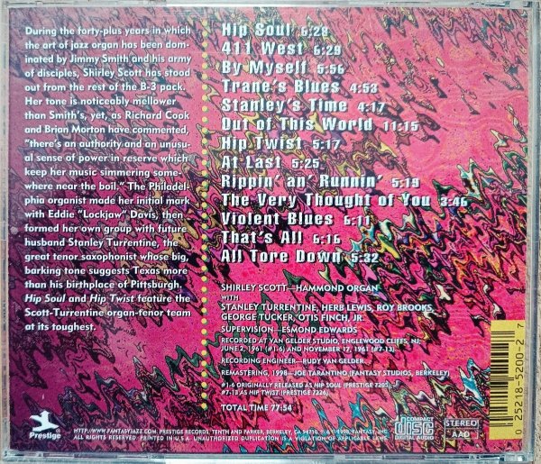 Shirley Scott Legend of Acid Jazz CD