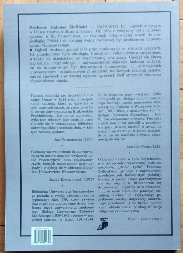 Zieliński Tadeusz • Religia Rzeczypospolitej Rzymskiej