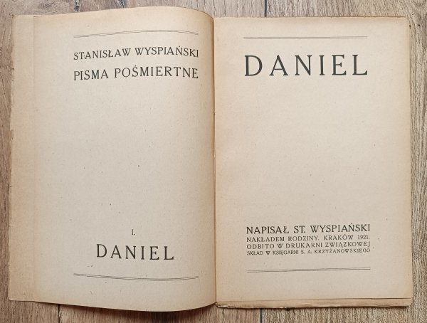 Stanisław Wyspiański Daniel / 1921