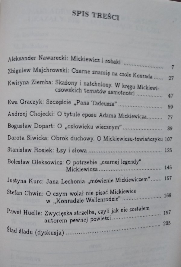 Ewa Graczyk, Zbigniew Majchrowski • Balsam i trucizna. 13 tekstów o Mickiewiczu
