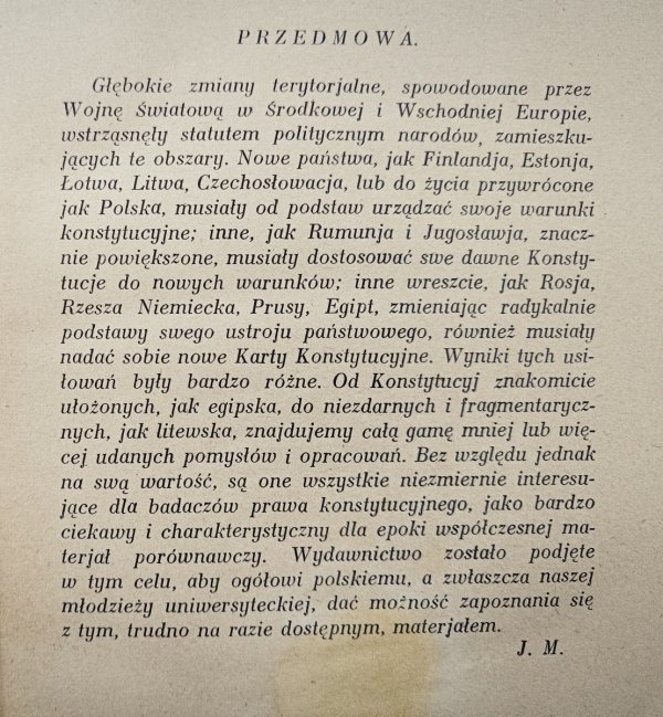 Nowe konstytucje przełożone pod kierunkiem Dra Juljana Makowskiego