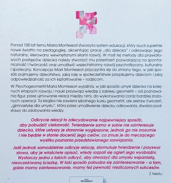 Maria Montessori Psychogeometria