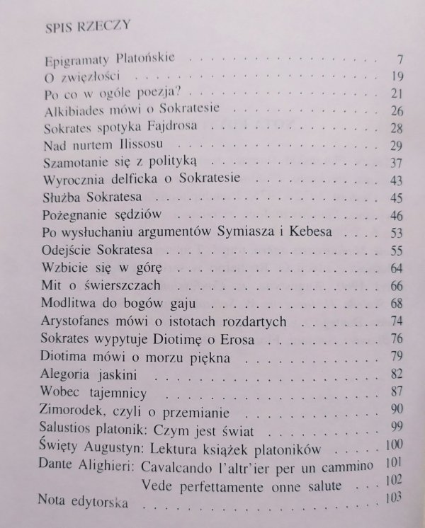 red. Zygmunt Kubiak Platona poezja i mądrość