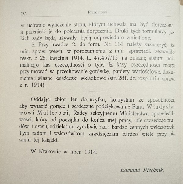 Edmund Piechnik Postępowanie niesporne i formularze do niego