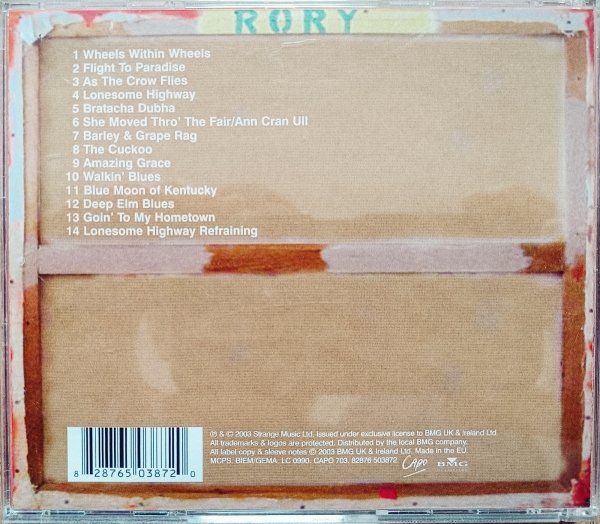 Rory Gallagher Wheels Within Wheels CD