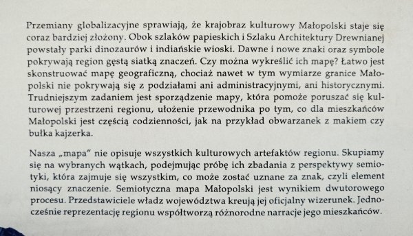 red. Elżbieta Wiącek Semiotyczna mapa Małopolski