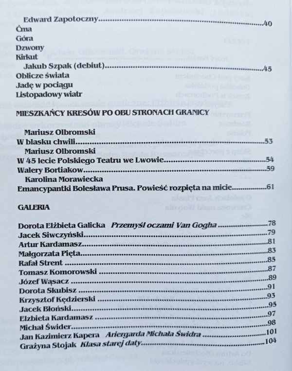 Kresy Południowo-Wschodnie / Zeszyt Literacko Artystyczny Rok 1 zeszyt 2