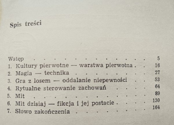 Marcin Czerwiński Magia, mit i fikcja