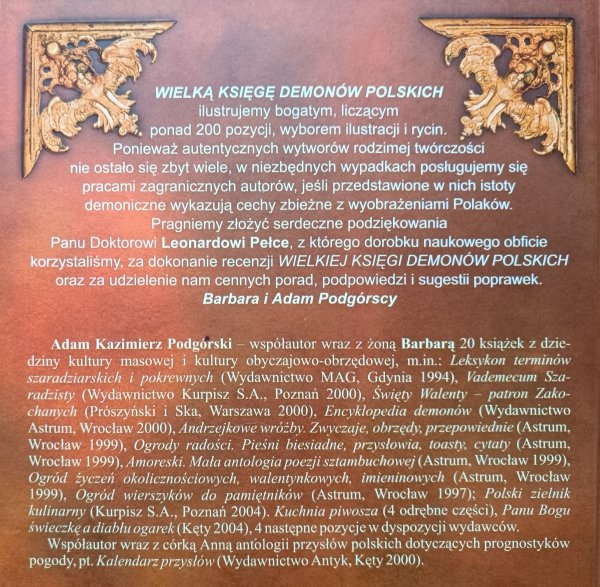 Wielka księga demonów polskich: leksykon i antologia demonologii ludowej