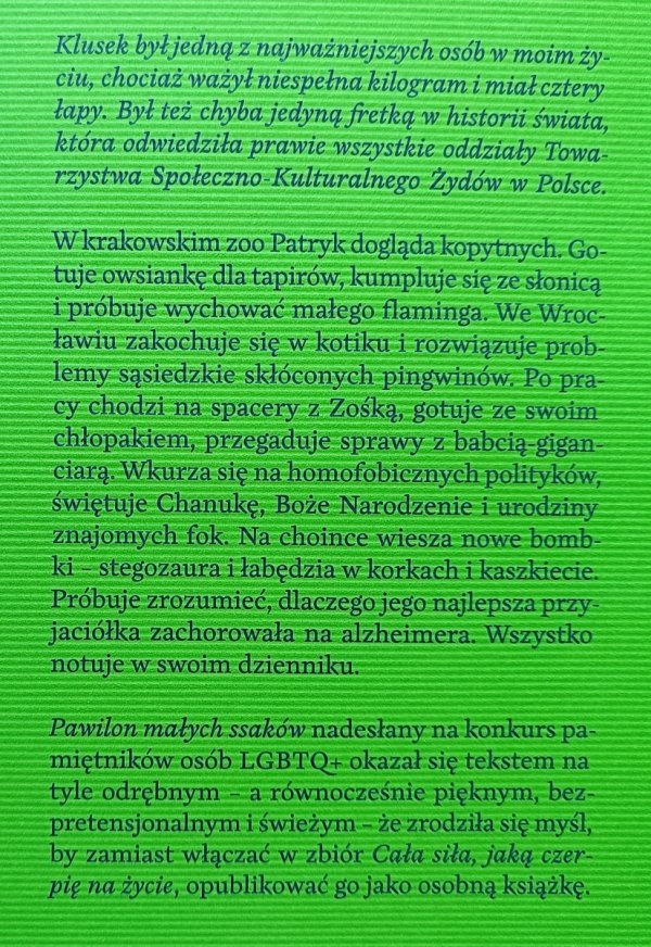 Patryk Pufelski Pawilon małych ssaków
