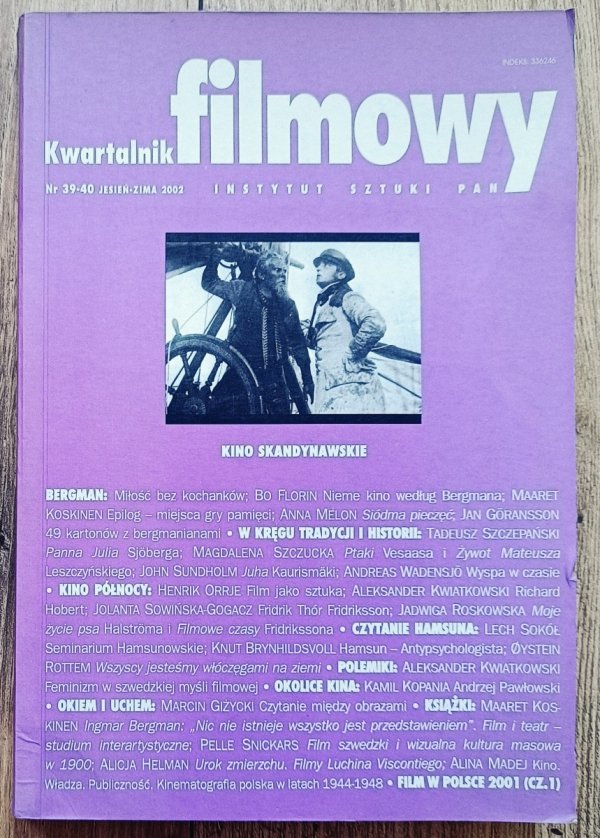 Kwartalnik filmowy 39-40 2002 Kino skandynawskie