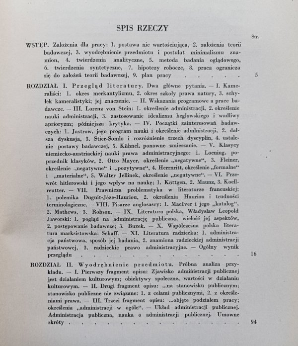 Franciszek Longchamps Założenia nauki administracji / dedykacja autorska