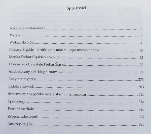 Piekarzanie. Leksykon mieszkańców Piekar Śląskich