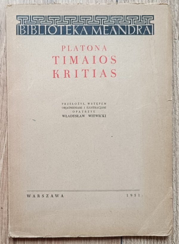 Platon Timaios i Kritias