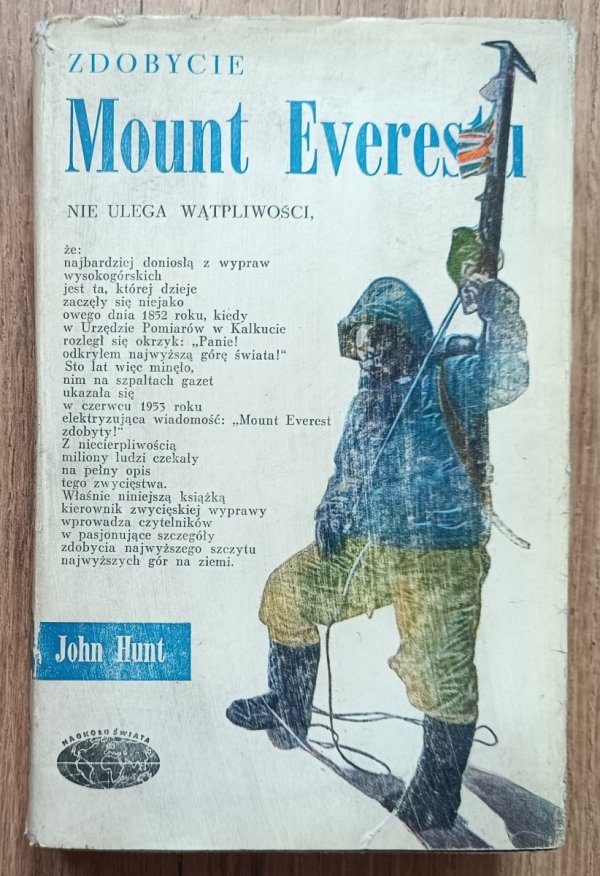 John Hunt Zdobycie Mount Everestu / z autografem Johna Hunta