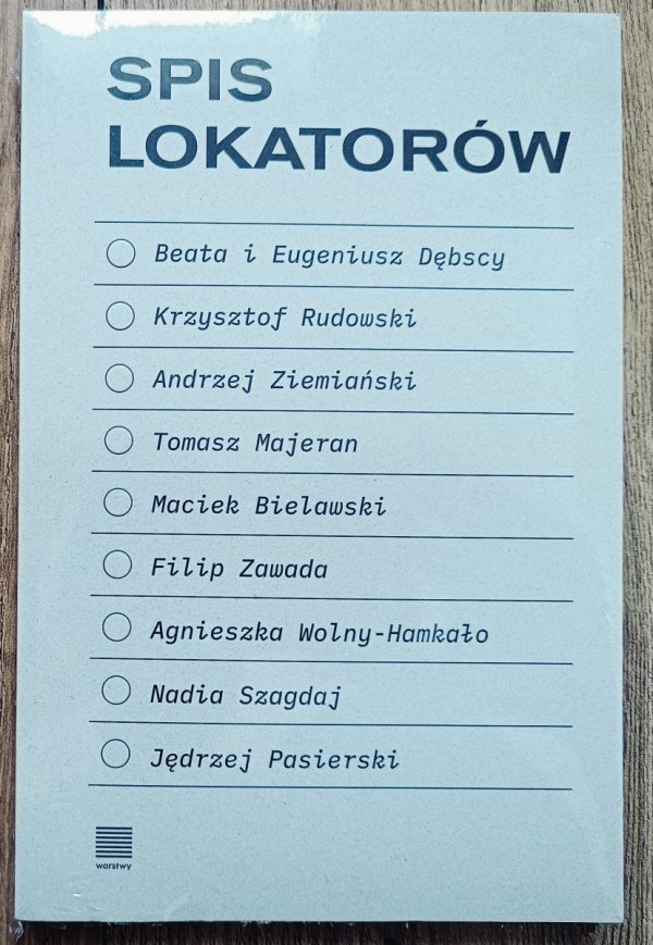 Spis lokatorów. Antologia wrocławskich pisarzy