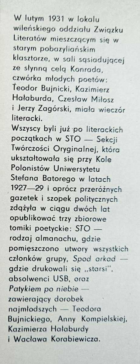 Andrzej Zieniewicz Idące Wilno. Szkice o Żaragach