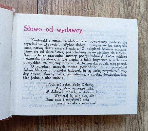 Kantyczki z nutami [reprint 1911]