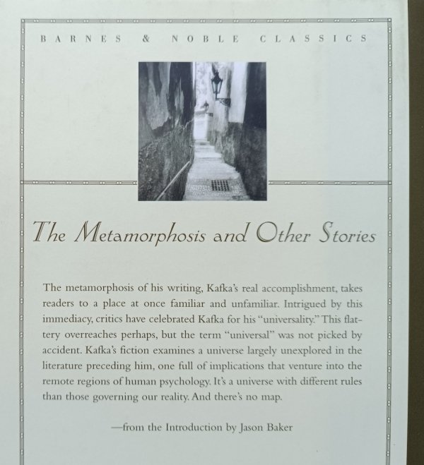 Franz Kafka The Metamorphosis and Other Stories