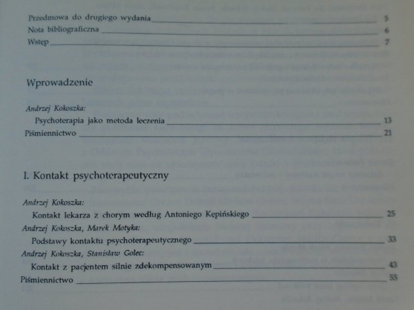 red. Andrzej Kokoszka, Piotr Drozdowski • Wprowadzenie do psychoterapii