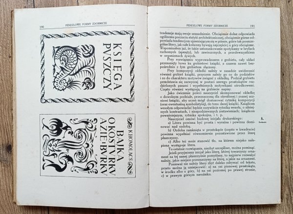 Karol Homolacs Podręcznik do ćwiczeń zdobniczych / 1930