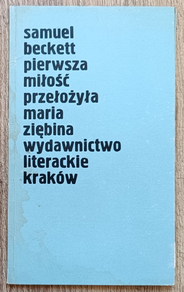 Samuel Beckett Pierwsza miłość