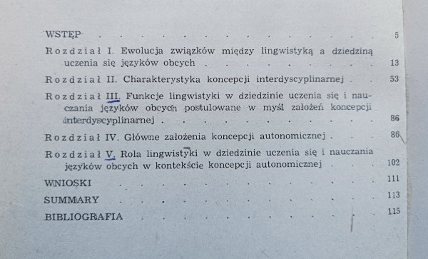 Maria Dakowska Funkcje lingwistyki w modelach i procesach glottodydaktycznych