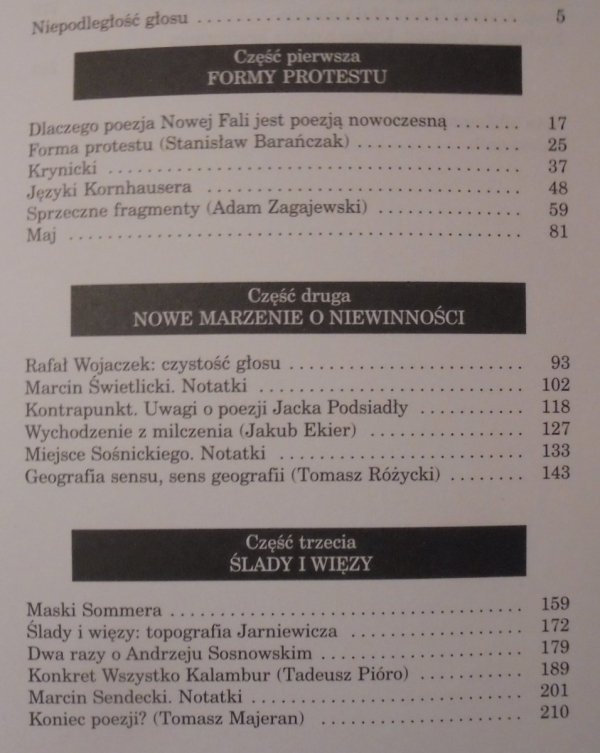 Jacek Gutorow • Niepodległość głosu. Szkice o poezji polskiej po 1968 roku [Barańczak, Zagajewski, Wojaczek, Świetlicki, Podsiadło]