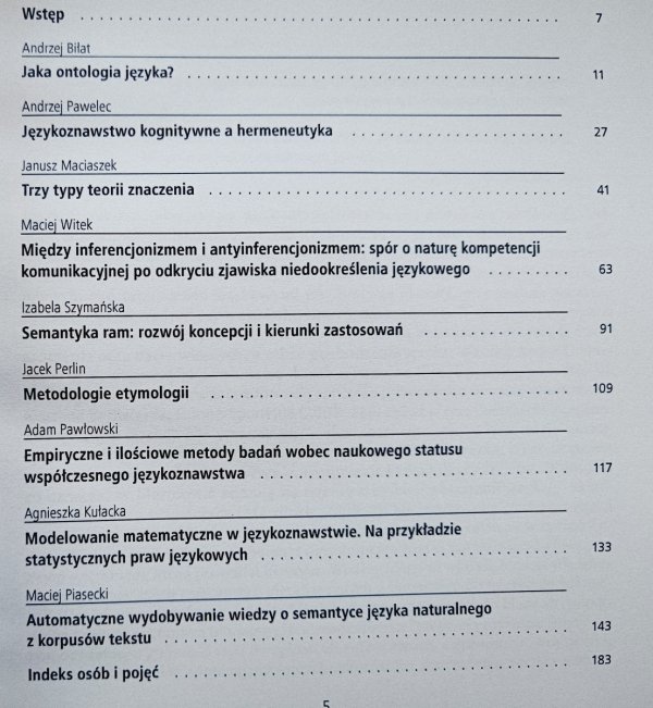 Metodologie językoznawstwa. Filozoficzne i empiryczne problemy w analizie języka
