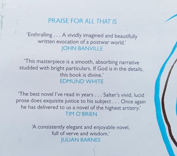 James Salter All That Is