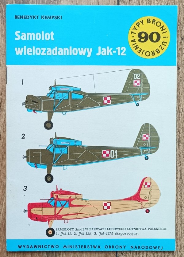 Samolot wielozadaniowy Jak-12 / Typy broni i uzbrojenia 90