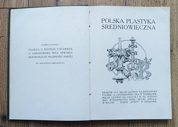 Ludwik Stasiak Polska plastyka średniowieczna / 1912