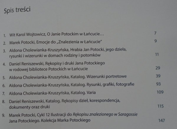 katalog wystawy • Jubileusz Jana Potockiego