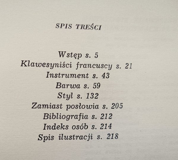 Bohdan Pociej Klawesyniści francuscy