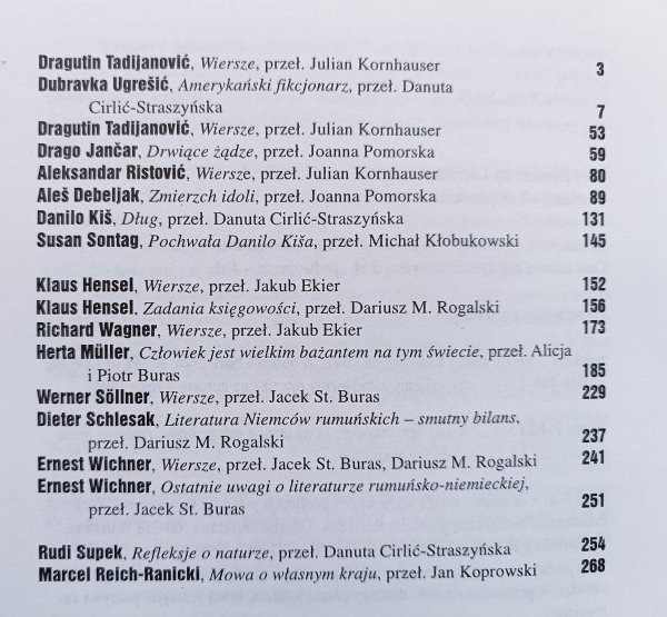 Literatura na świecie 11/1994 (280)  Jugonostalgia