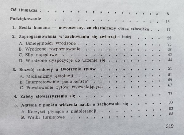 Irenaus Eibl-Eibesfeldt Miłość i nienawiść