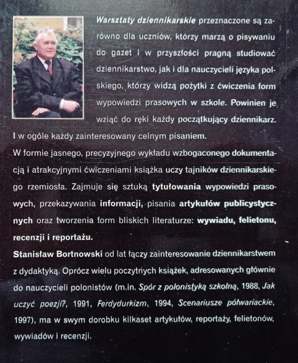 Stanisław Bortnowski Warsztaty dziennikarskie