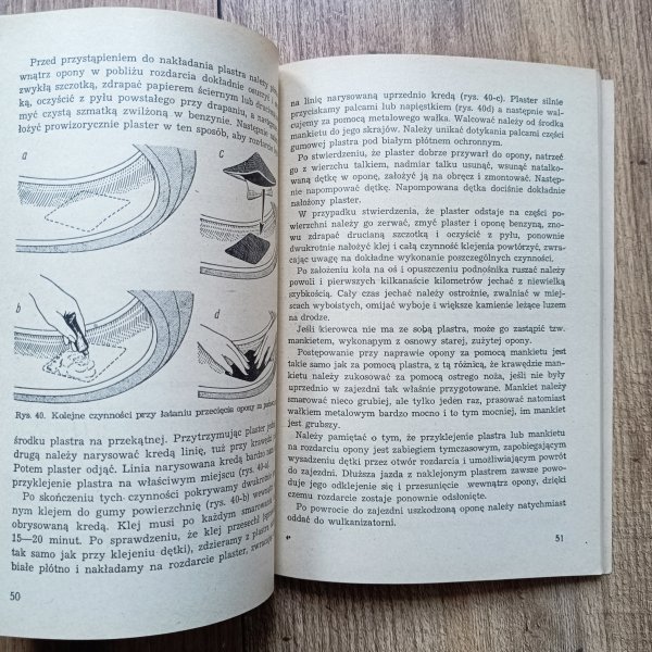 Doraźna wymiana ogumienia oraz mycie i czyszczenie samochodu książka