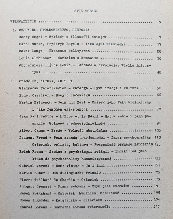 Człowiek w filozofii współczesnej
