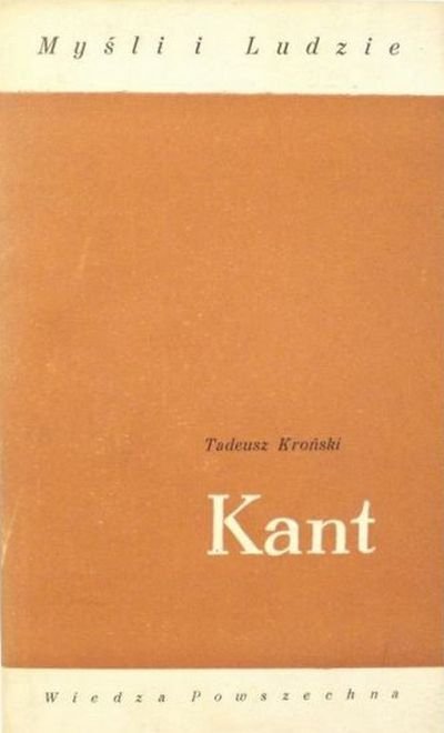 Tadeusz Kroński • Kant 