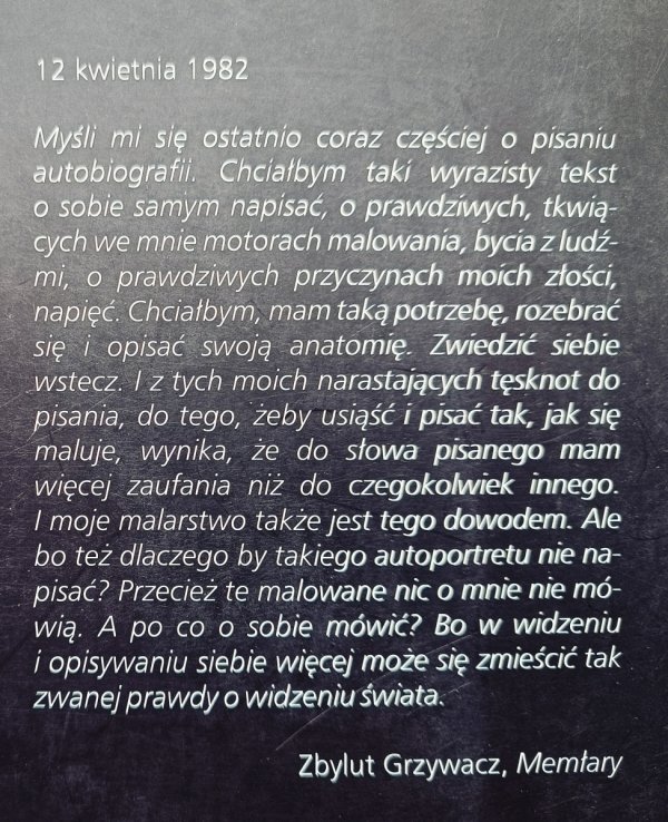 Zbylut Grzywacz Memłary i inne teksty przy życiu i sztuce