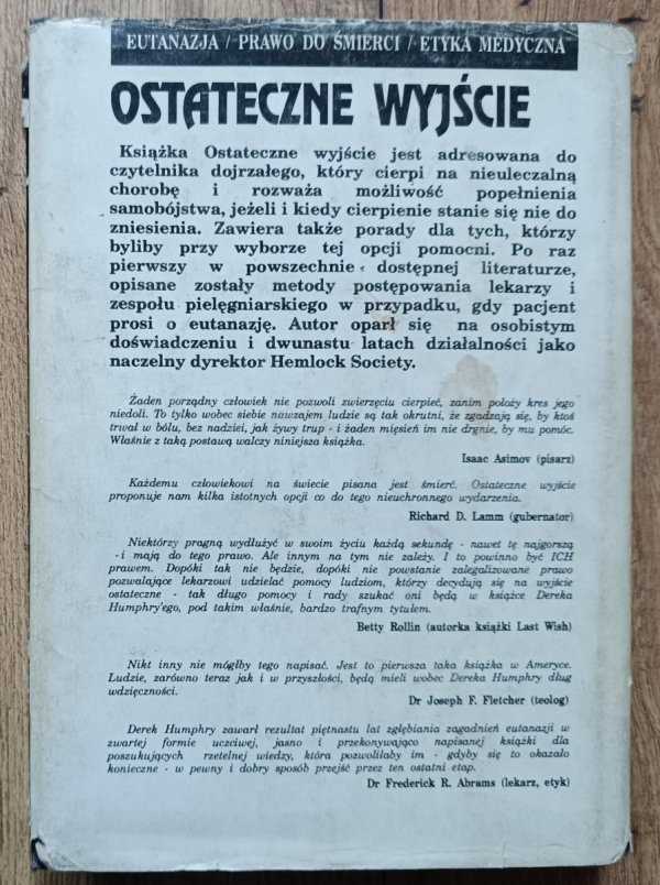 Derek Humphry Ostateczne wyjście
